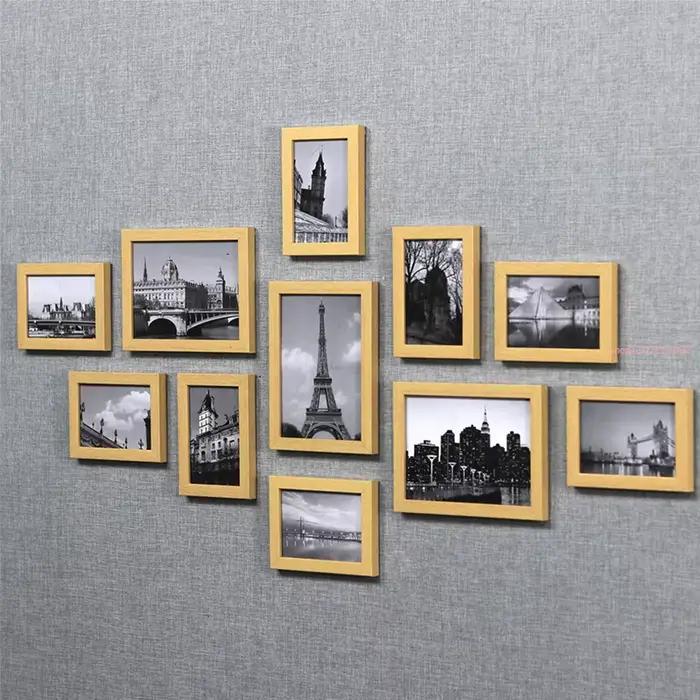 Ensemble de cadres photo d'architecture