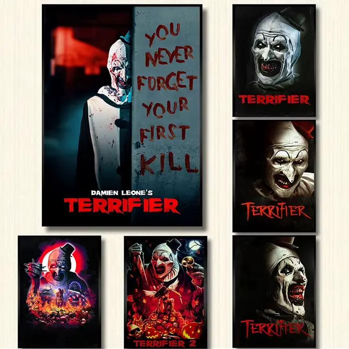 Terrifier 2 – affiche de film esthétique