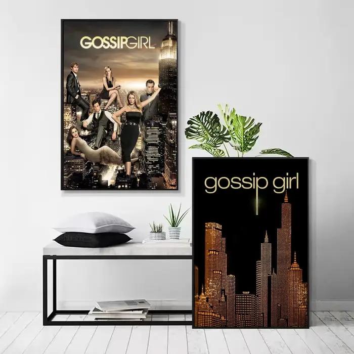 Affiche autocollante G-Gossip Girl en papier imperméable