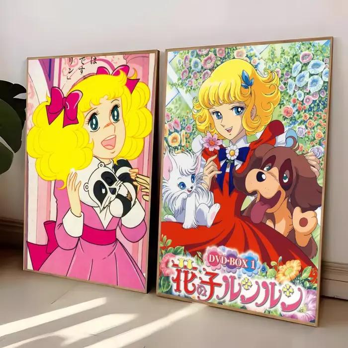 Dessin animé fille bonbons