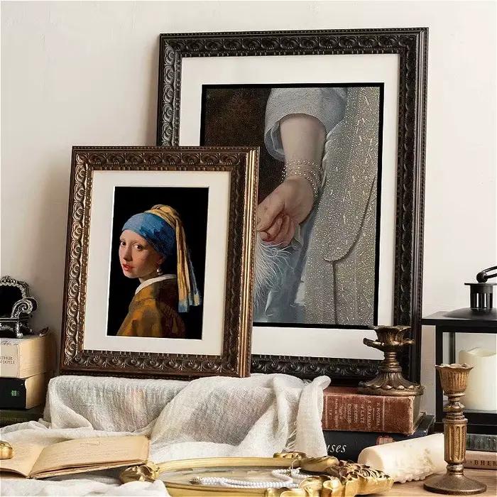 Cadre photo vintage de style américain de 6 pouces