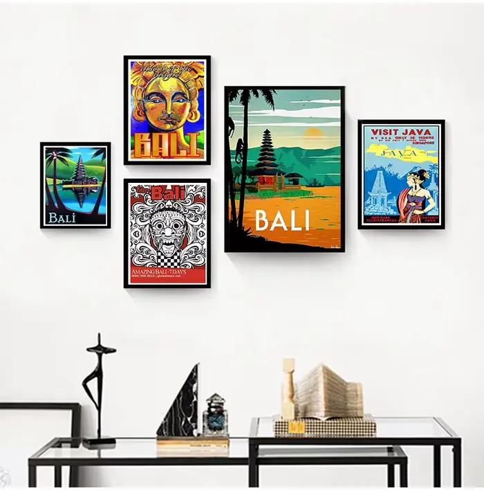 Affiches Murales en Kraft Vintage