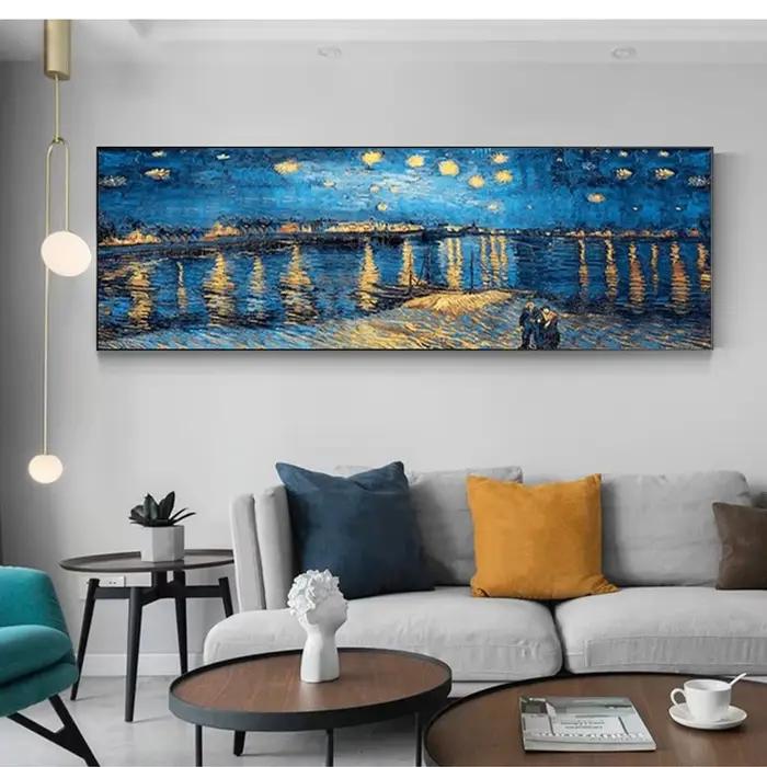 Art mural minimaliste scandinave Van Gogh