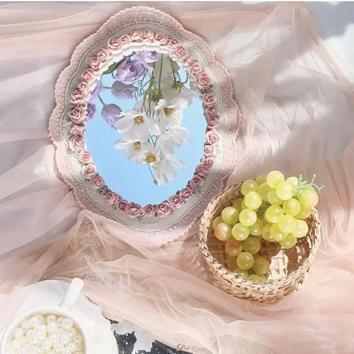 Miroir de bureau sur pied