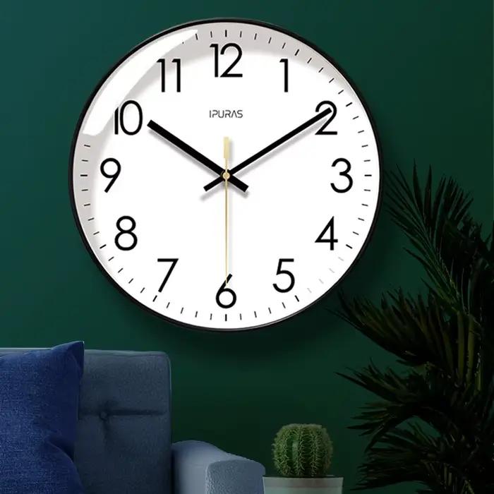 Horloge murale européenne simple pour salon