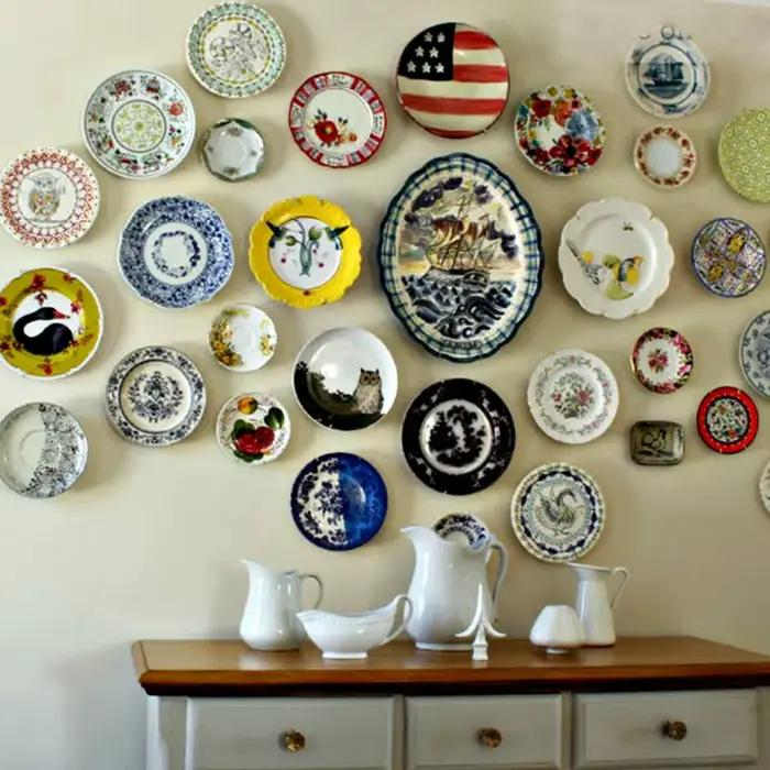 10 paquets de supports de plaques murales de 6 pouces