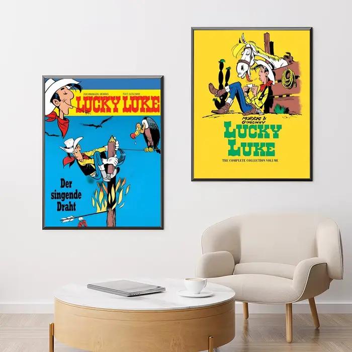 Affiche de dessin animé l-Lucky Luke