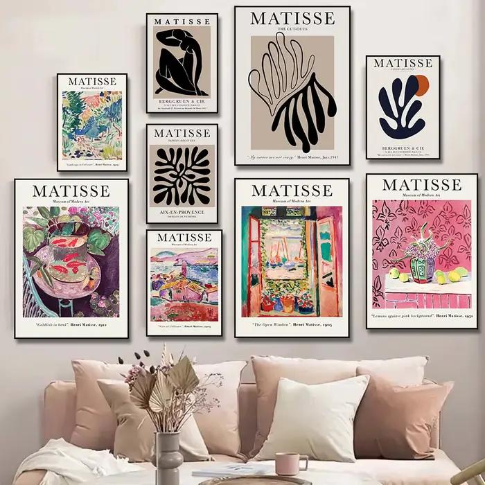 Affiches abstraites de ligne corporelle Matisse