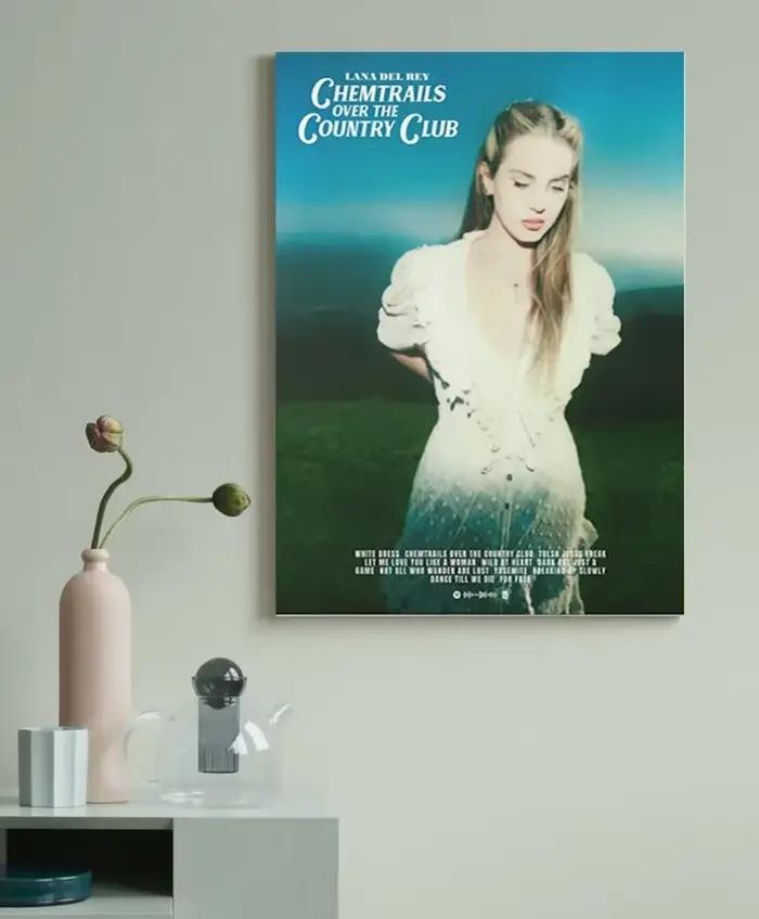 Lana Del Rey – affiche d'album de musique chaude