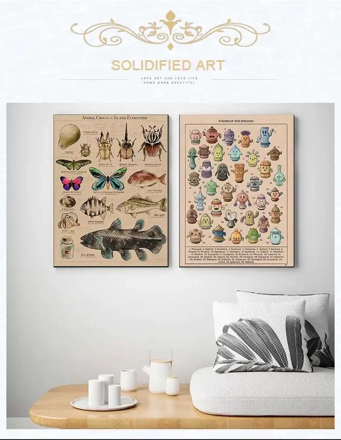 Impression sur toile du jardin botanique Animal Crossing New Horizons