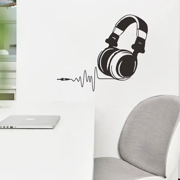 Autocollant mural créatif pour casque de jeu