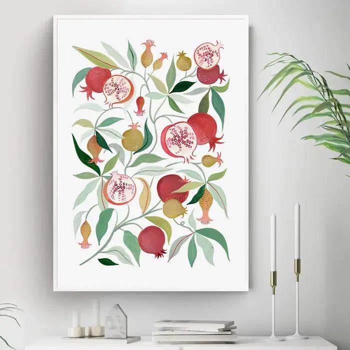 Affiches d'illustration de fruits modernes