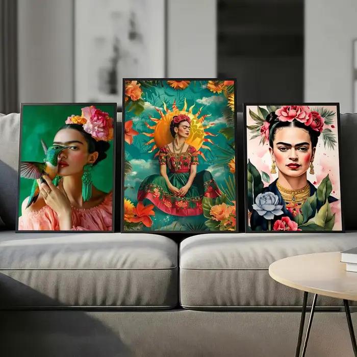 Affiche de l'artiste célèbre F-Frida Kahlo