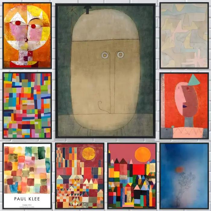 Affiche classique de l'artiste Paul Klee