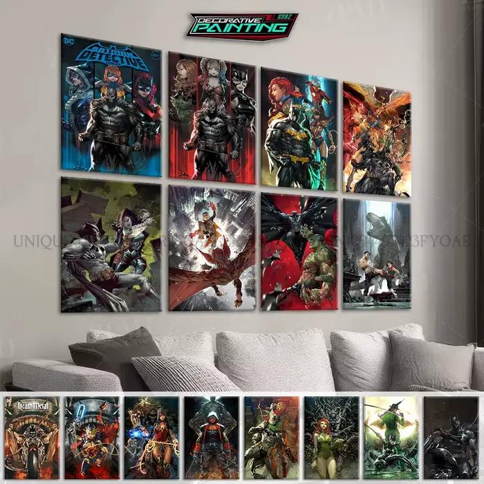 DC Comics Joker toile peinture Justice League film décor à la maison photo moderne imprimé affiche pour salon sans cadre mur Art