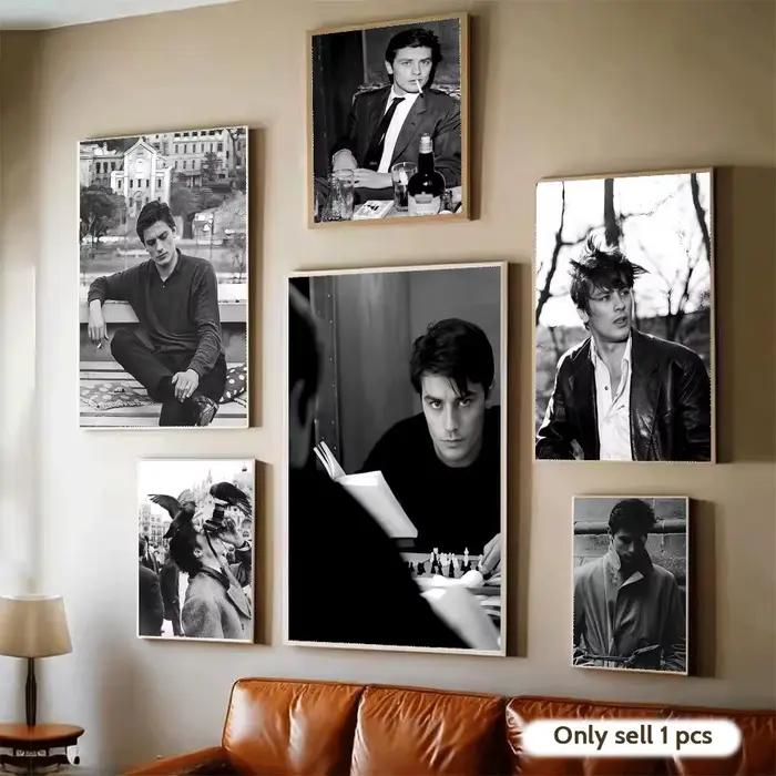 Affiche de l'acteur français A-Alain Delon