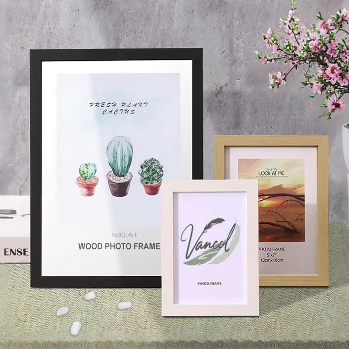 Cadre Photo en bois pour mur