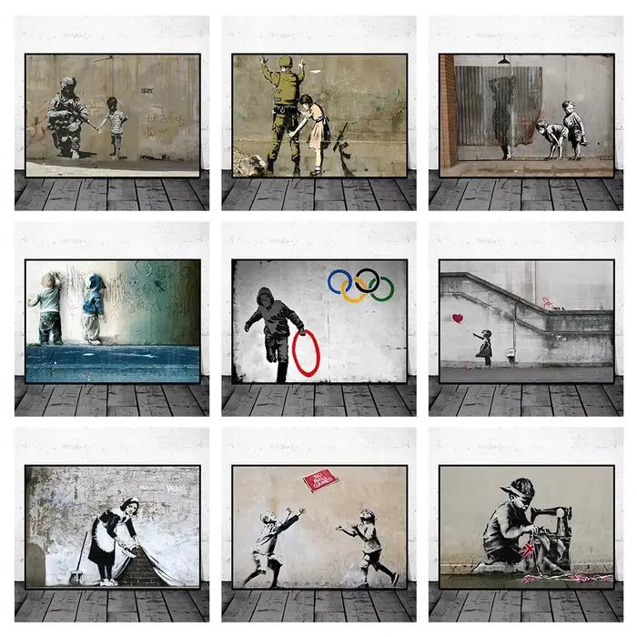 Banksy-Affiches d'art de graffiti nous-mêmes