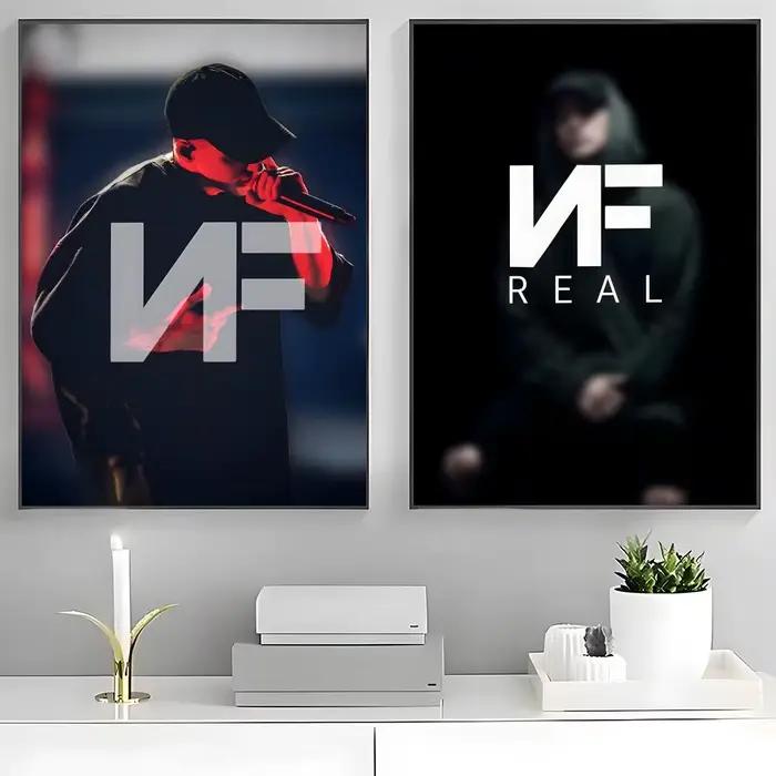 Affiche de chanteur rappeur N-NF