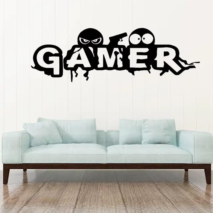 Autocollant Décoratif de Jeu de Dessin Animé