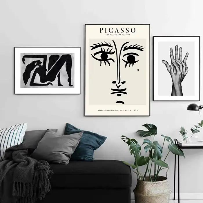 Célèbre affiche d'art mural de Picasso