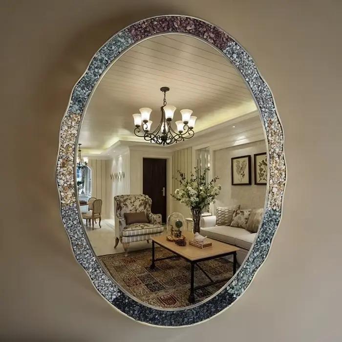 Miroir mural rectangulaire en verre
