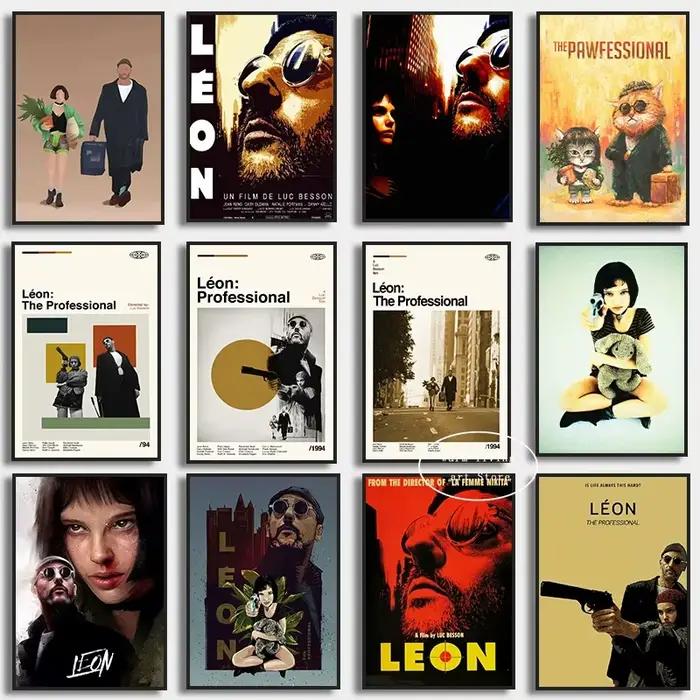 Affiches de film Leon imprimées célèbres