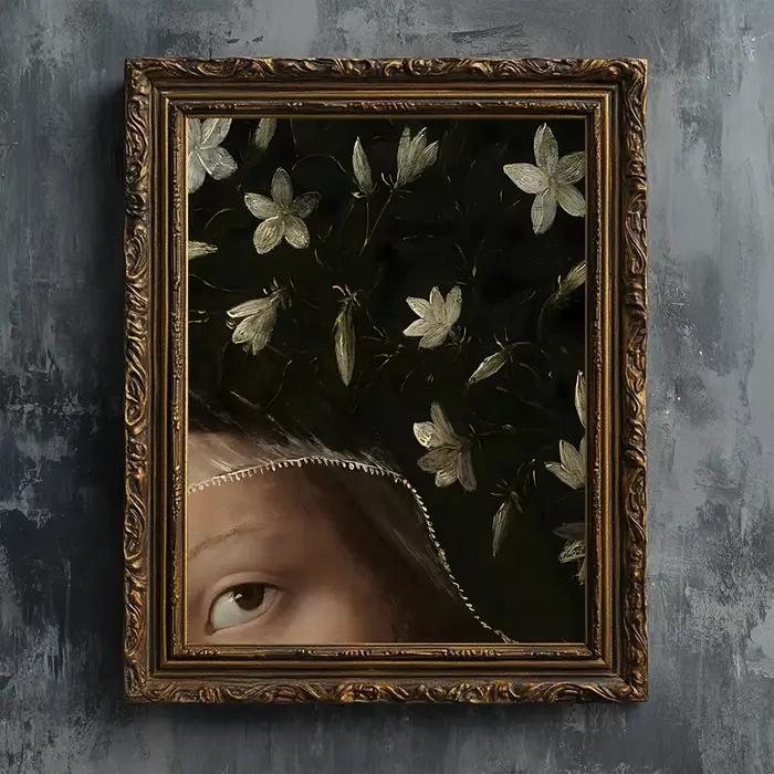 Baroque Antique imprimable romantique médiéval dynasties aristocratiques mur Art Vintage Portrait peintures affiches décor de chambre à coucher