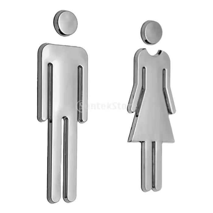 Autocollant de toilette pour homme et femme
