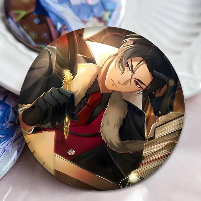 Badges ronds cool O-Obey Me Lucifer de 25