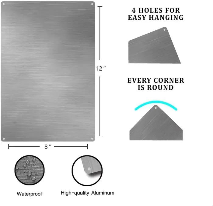 Plaque en métal vintage Indiana Jones