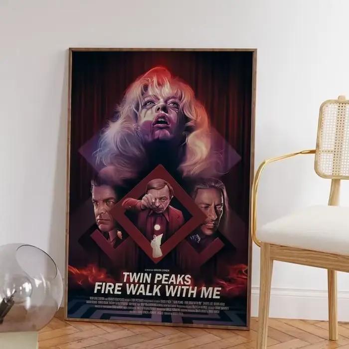 Affiche de film classique vintage Twin Peaks