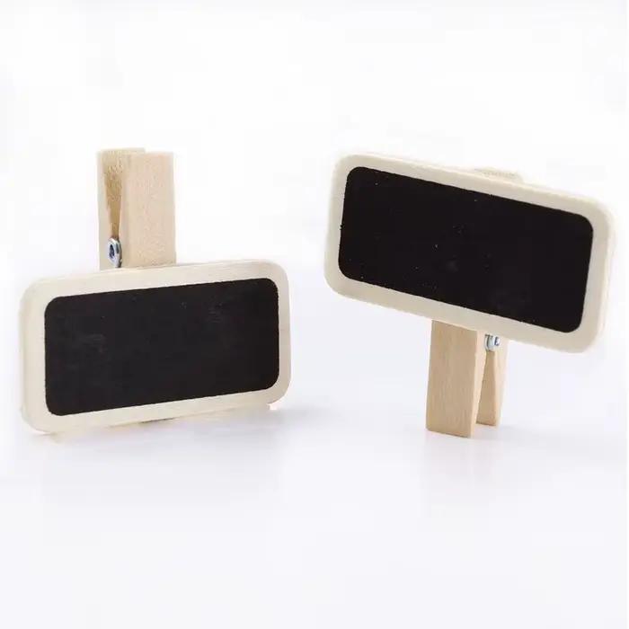 Mini tableau noir en bois pour messages