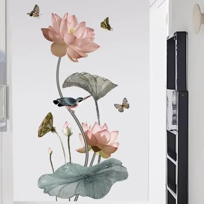 Autocollants muraux Lotus grands