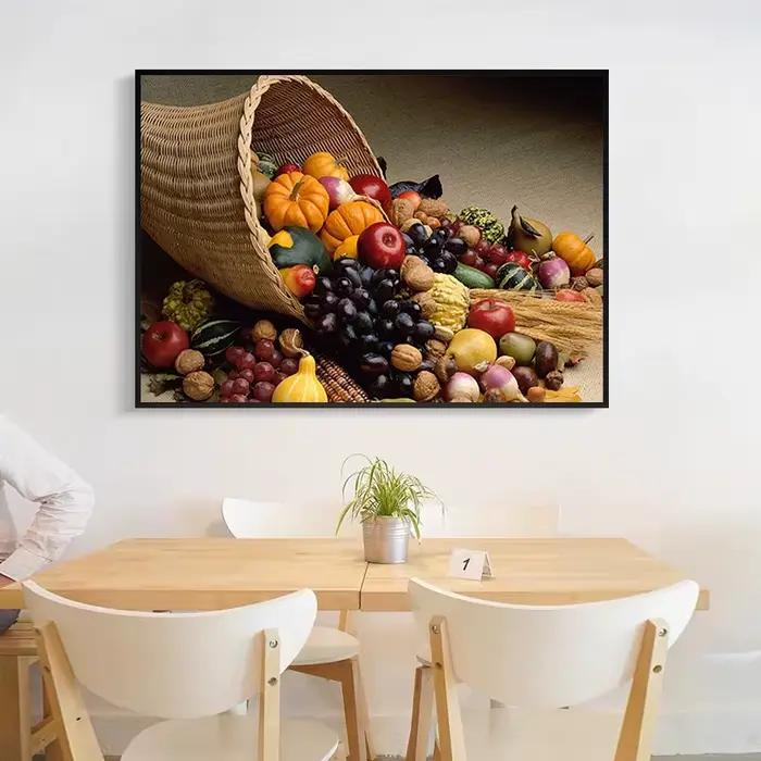 Affiches de fournitures de cuisine de fruits et légumes