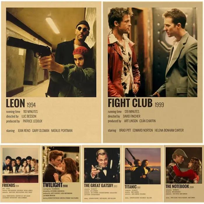 Affiches rétro de Collection de films TV classiques