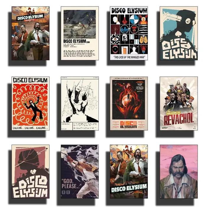 Affiche de jeu vidéo Disco Elysium
