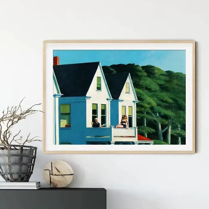 Affiche d'exposition de musée Edward Hopper