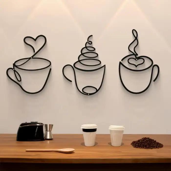 Tentures murales créatives pour café