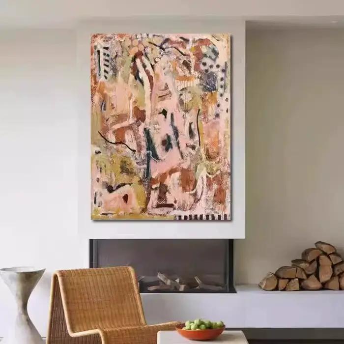 Peinture à l'huile peinte à la main