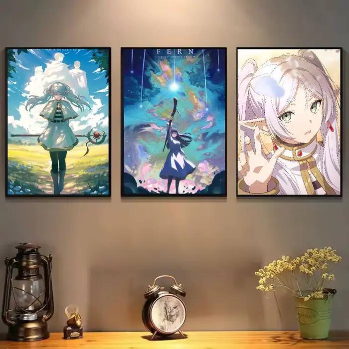 Affiche de dessin animé f-freren au-delà des voyages fin-mt