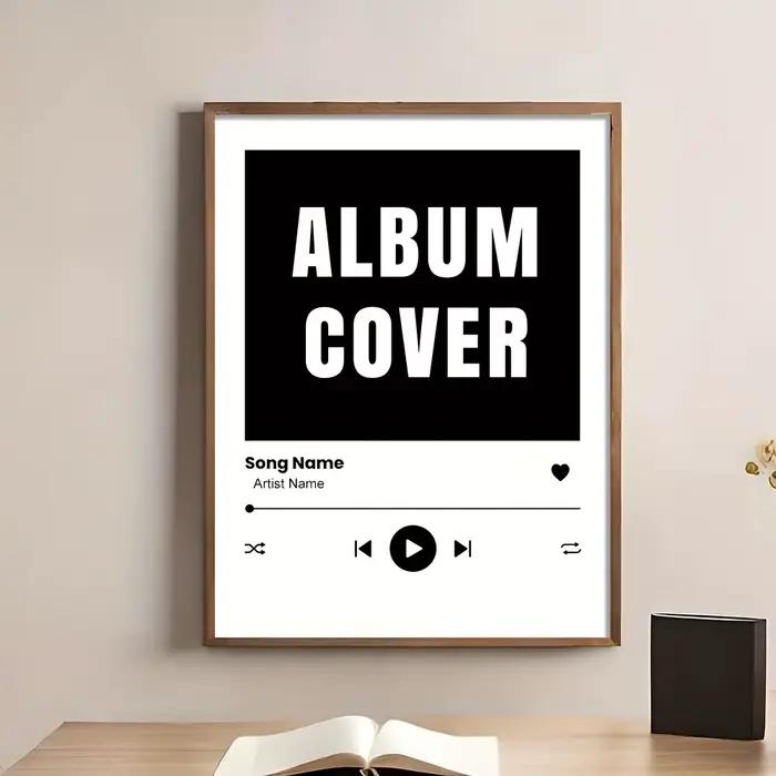 Affiche de chanson personnalisée