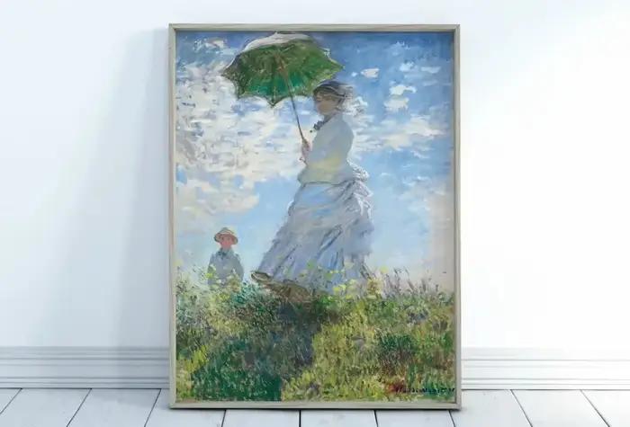 Impressions sur toile d'art abstrait de paysage de Monet
