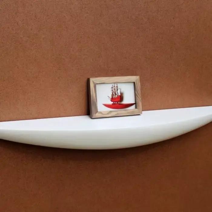 Étagère flottante créative scandinave en bois massif