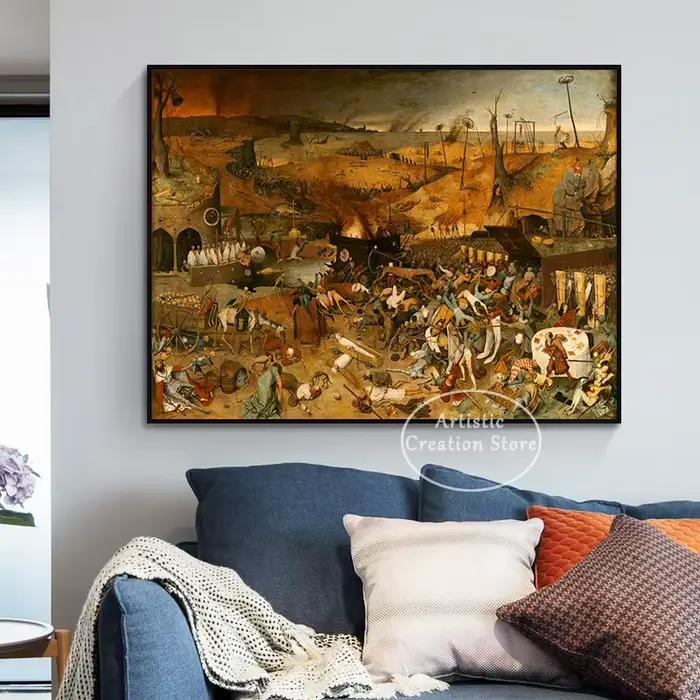 Pieter Bruegel-Peinture sur Toile Imprimée