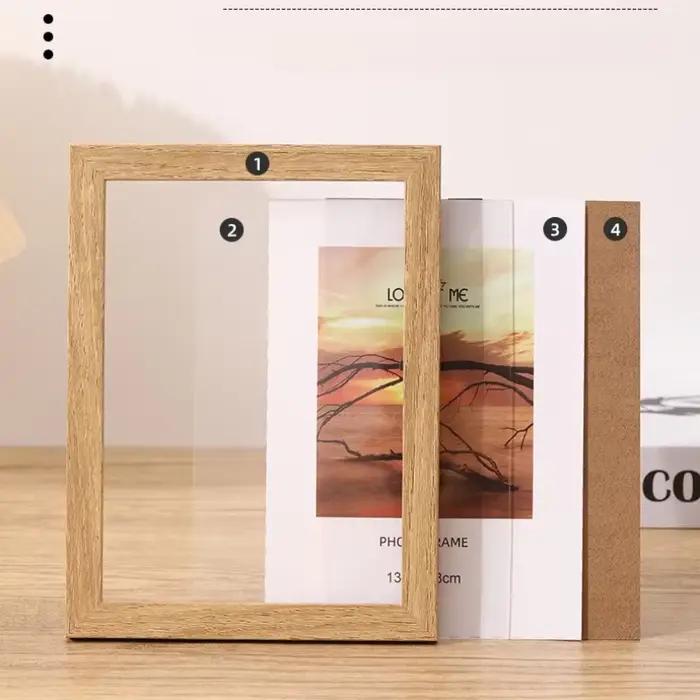 Cadre photo en bois 6/7/8/10 pouces A4 4×6 6×8