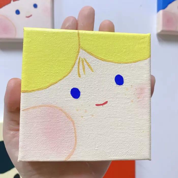 Mini cadres de peinture à l'huile