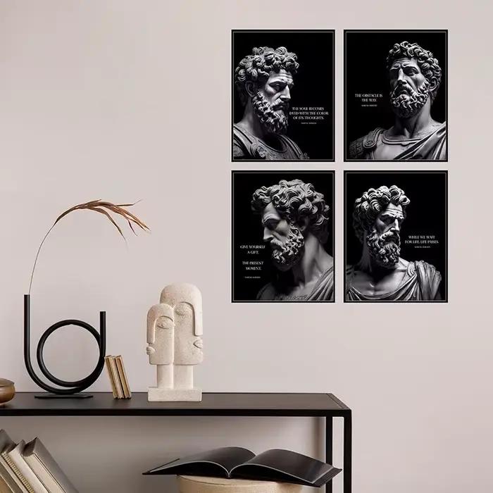 Affiche de Marcus Aurelius-Marcus Aurelius citations toile Art mural