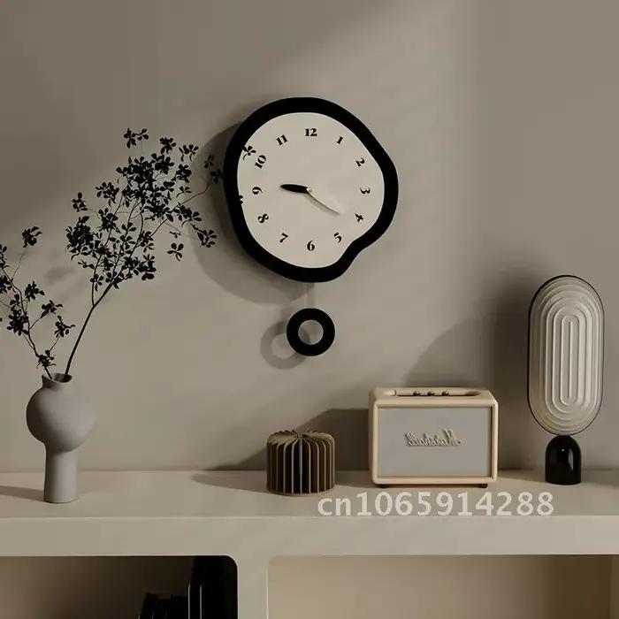 MOMO scandinave Super horloge Restaurant Ins horloge célébrité horloge chambre horloge murale chambre salon silencieux salon horloge murale chambre