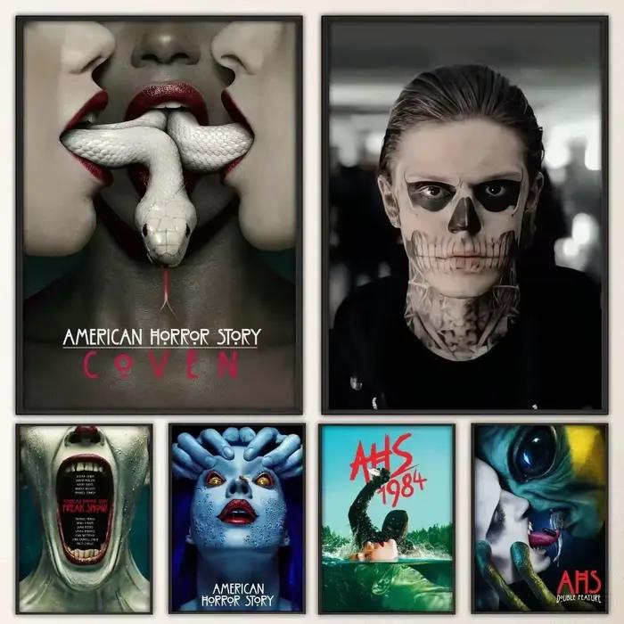 Affiche imprimée du film d'horreur américain AHS